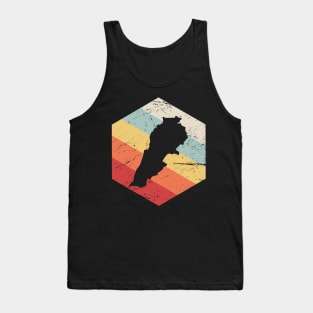 Retro Vintage Country Of Lebanon Tank Top